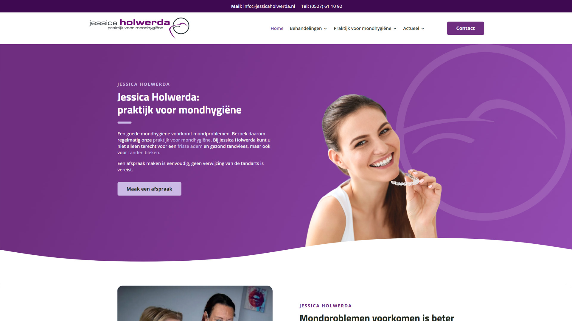 - LOEQ Portfolio slider image Jessica Holwerda | Website laten maken bij LOEQ