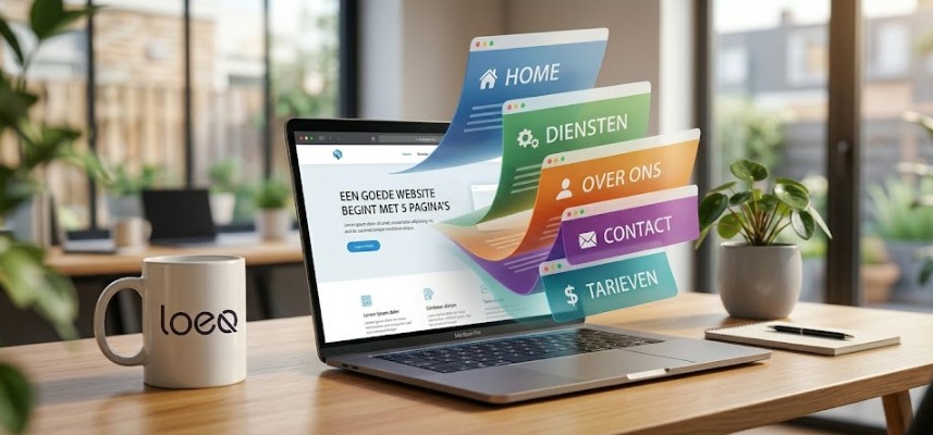 Een goede website begint met 5 pagina’s